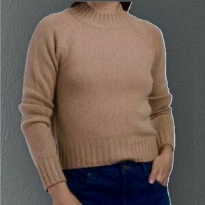 Vince Women's  cashmere Sweater in Warm Tan 100 %Cashmere